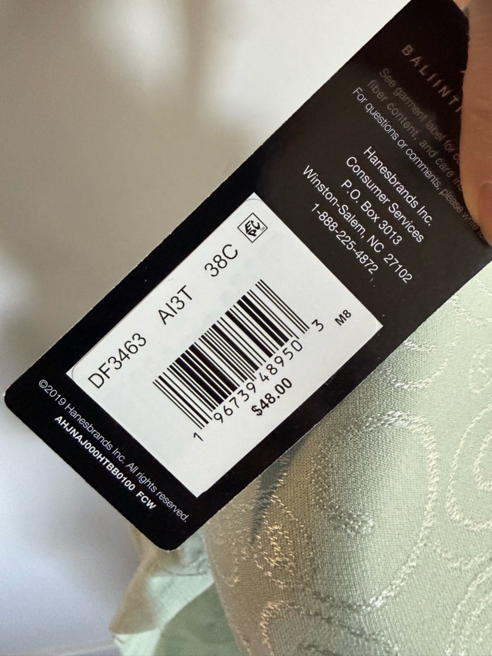 NWT Bali Comfort Bra Size 38C - Picture 3 of 5